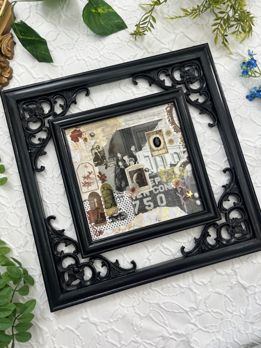 Moody Wall Art Gothic Sad Girl Maximalist Gothic Decor